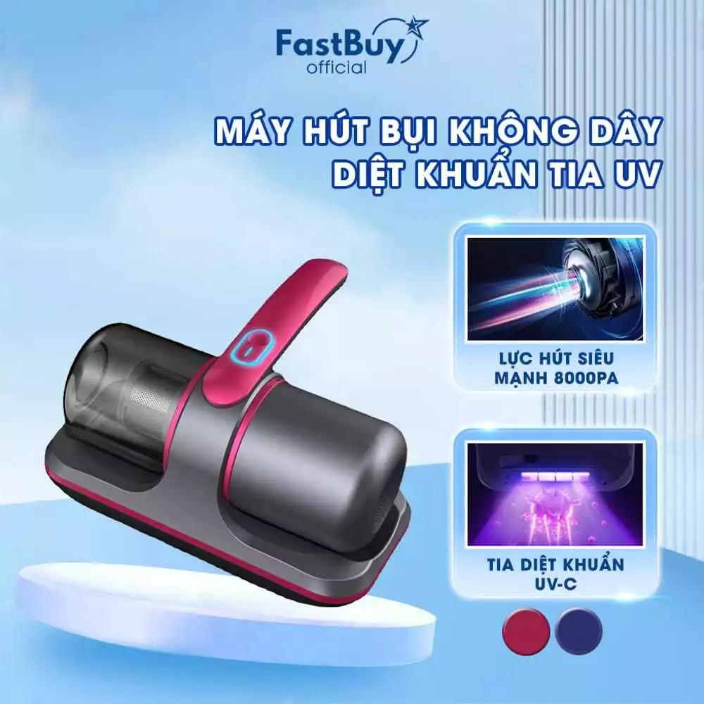 Máy Hút Bụi Giường Nệm Diệt Khuẩn UV , Máy Hút Bụi Cầm Tay Không Dây Thế Hệ Mới Khử Khuẩn, Hút Ấm Không Khí, Sofa
