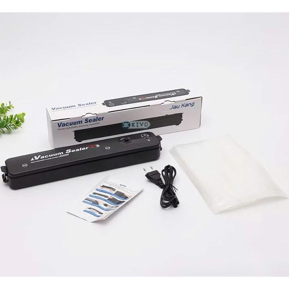 Máy Hút Chân Không Thực Phẩm Kèm Hàn Miệng Túi Vacuum Sealer ( tặng 10 túi hút )