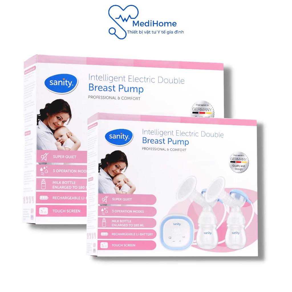 Máy hút sữa điện đôi pin Sanity S6307-ENG 9 chế độ hút và 5 cấp độ massage - MediHome
