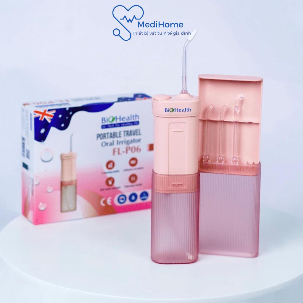 Máy tăm nước cầm Biohealth FL-P06 CHÍNH HÃNG 3 chế độ, nhỏ gọn, tiện lợi - MediHome