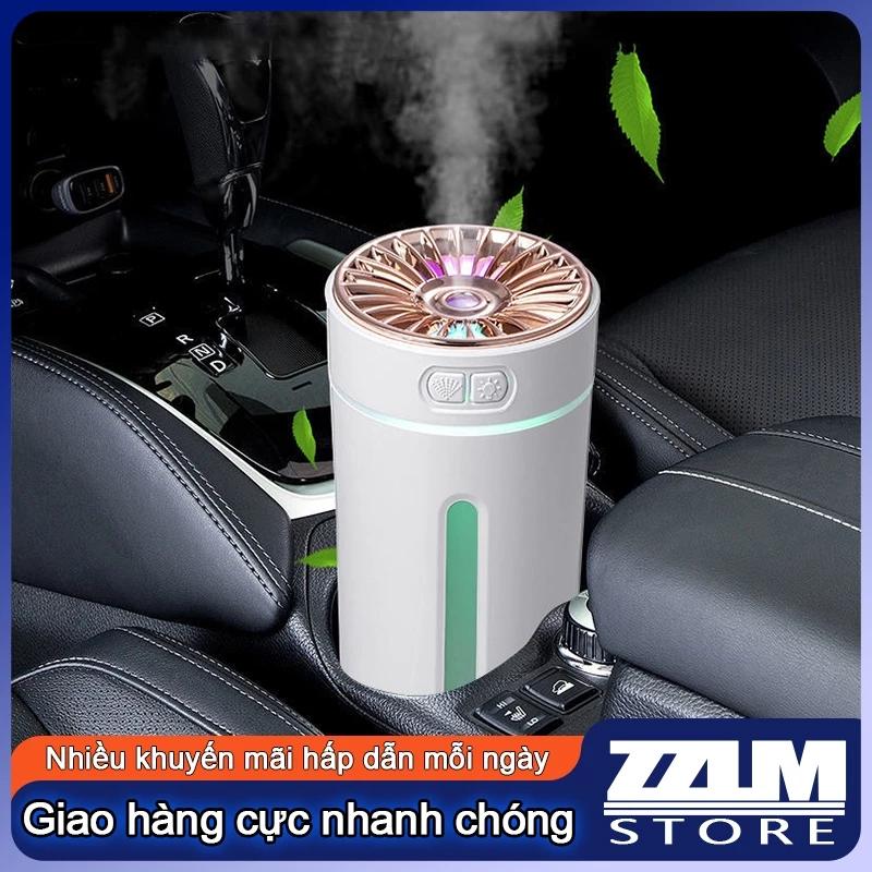 Máy tạo độ ẩm lọc không khí ô ttô, Máy phun sương có thể sạc USB có đèn LED khuếch tán tinh dầu thơm để loại bỏ mùi hôi