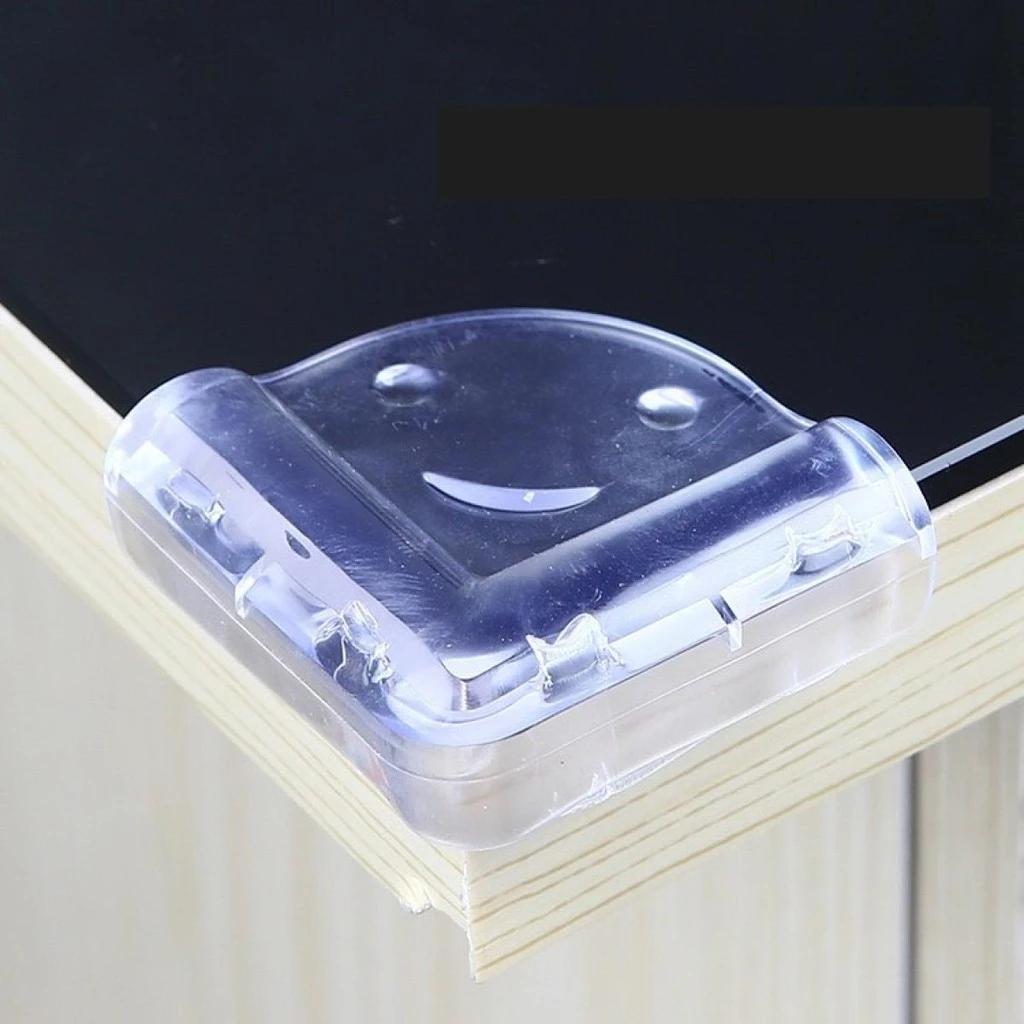 Miếng bịt góc bàn hình mặt cười , bọc cạnh bàn Silicon chống va đập an toàn cho gia đình