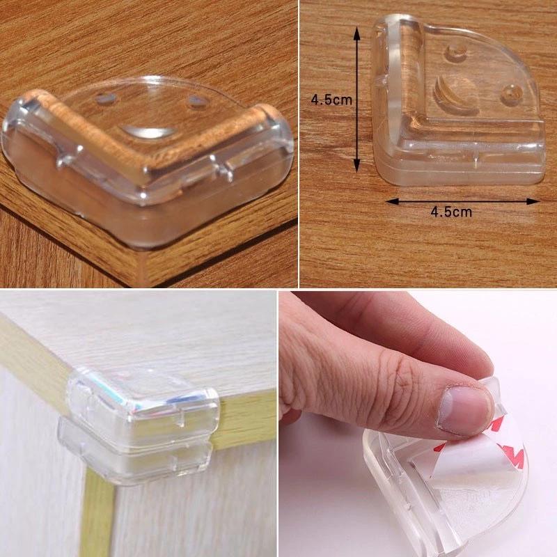 Miếng bọc cạnh bàn silicon, bịt góc bàn silicon che góc nhọn bảo đảm an toàn cho trẻ