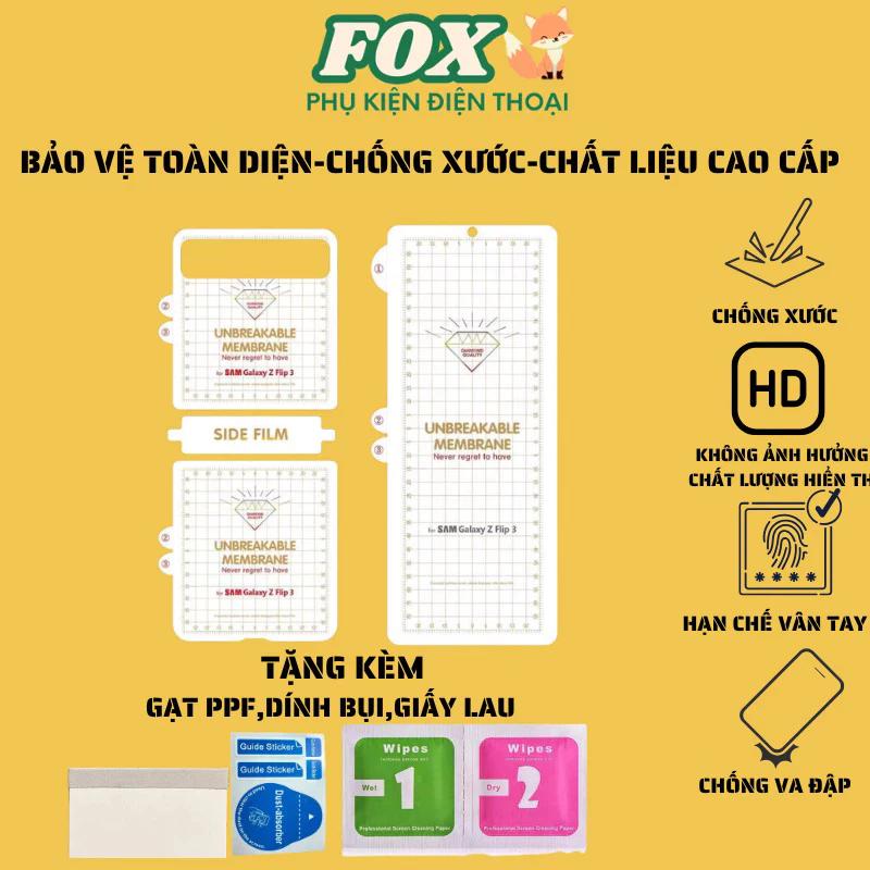 Miếng dán PPF z flip 3 z flip 4 z flip 5 z flip 6 bảo vệ toàn diện