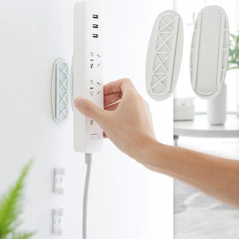 Miếng Dán Tường Treo Ổ Cắm Điện, Modem Wifi Kiểu Trượt tiện dụng