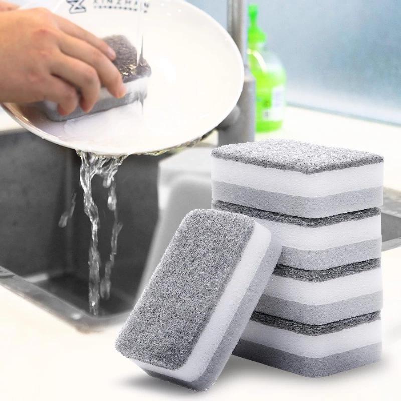 Miếng xốp/mút bọt biển rửa chén hai mặt chống trầy xước đa năng - Gia dụng tiện ích