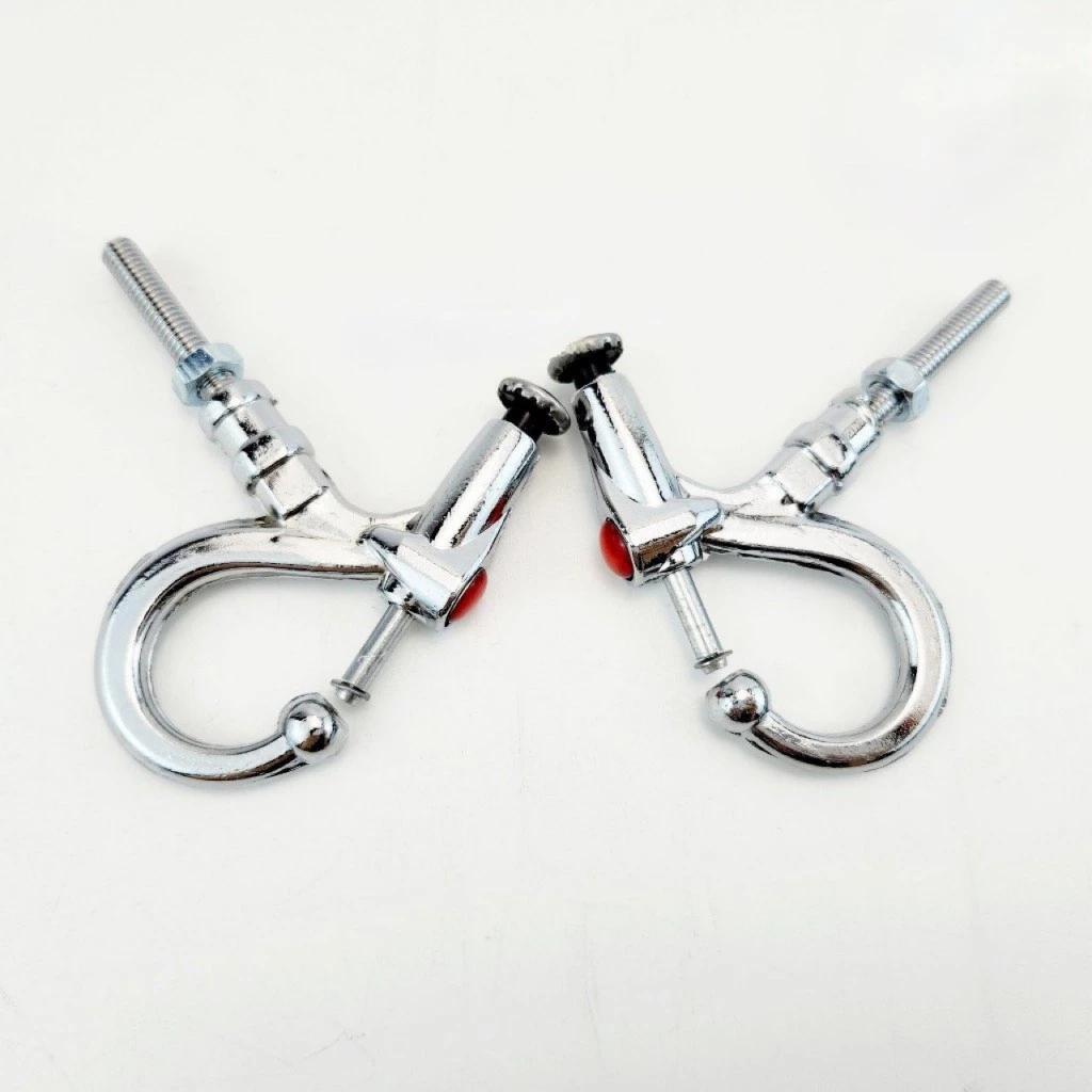 Móc bấm treo máng cheo gắn để đồ trên xe máy xe wave có khoá nút bấm hàng siêu dày, bền, đẹp chịu lực tốt