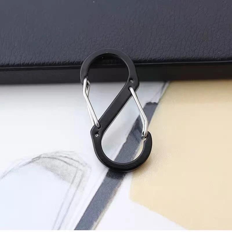 Móc Khóa Carabiner Chữ S, Móc Nhôm Treo Phụ Kiện Đi Phượt Tiện Dụng Đa Năng