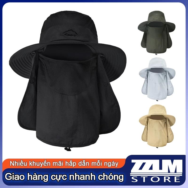 Mũ chống nắng ngoài trời thời trang có nắp cổ cho nam và nữ UPF 50+UV-INTL