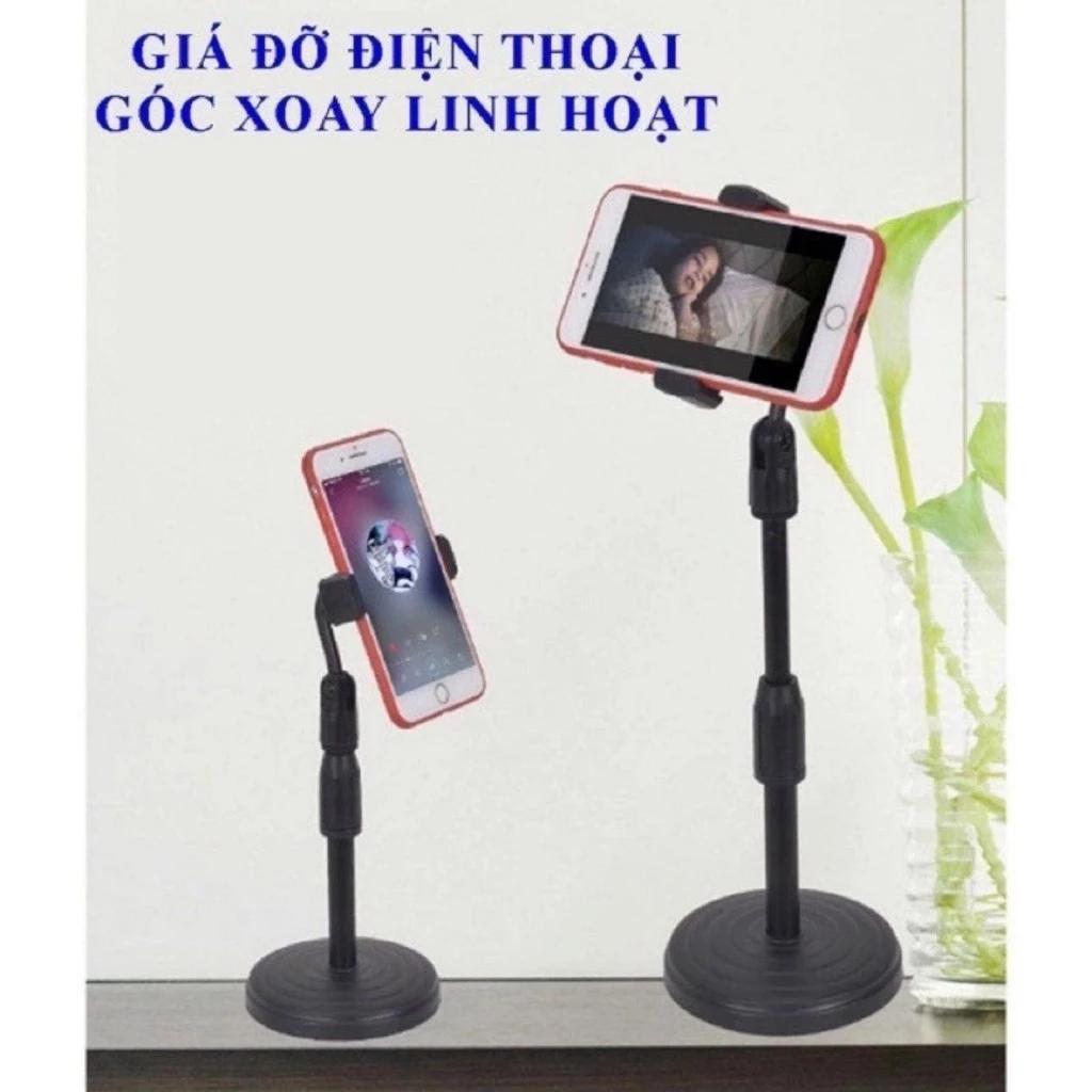 (Mua 1 tặng 1) Giá đỡ điện thoại ĐỂ BÀN co dãn cơ chế xoay 360 độ tiện lợi