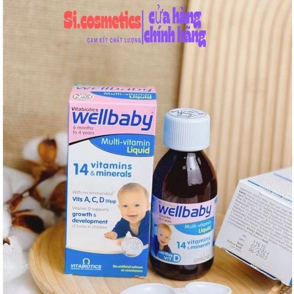 Multi Vitamin WellBaby Liquid (wellkid) bổ sung Vitamin tổng hợp
