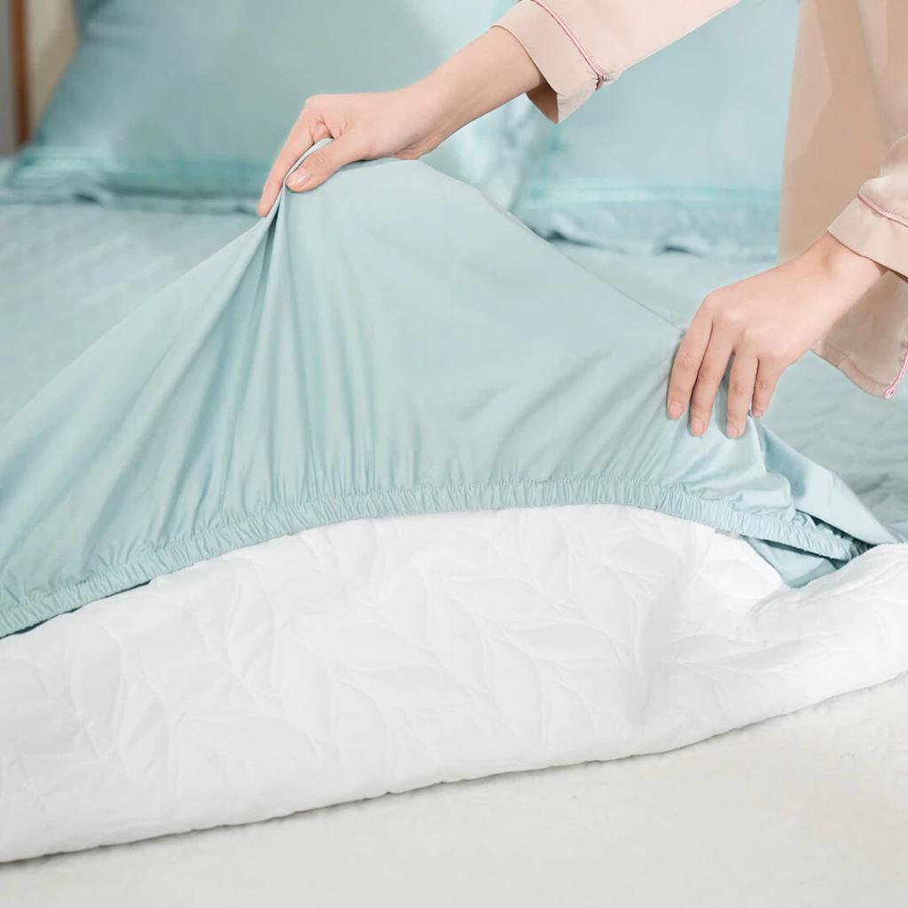 [Nhiều màu] Ga chun chần Hanvico Blue Sky 100% cotton cao cấp