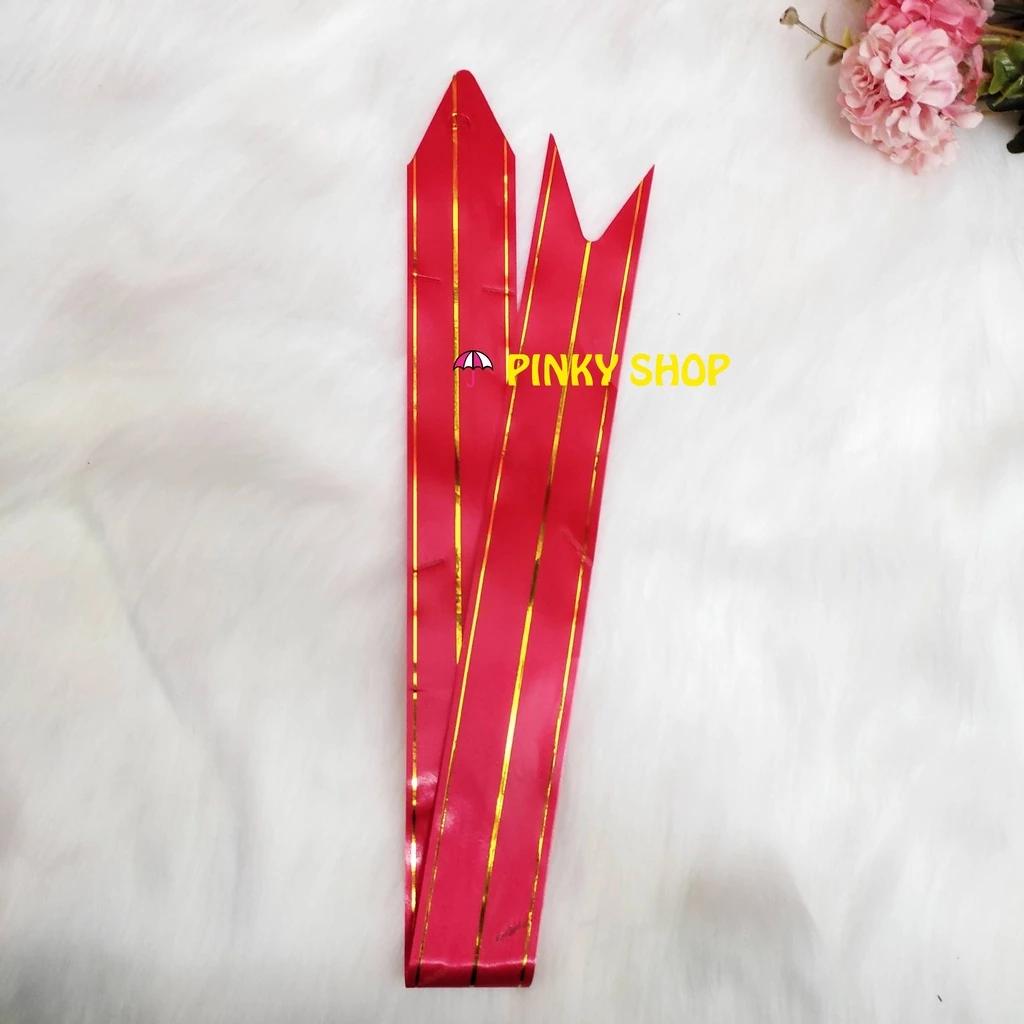 Nơ ruy băng rút bản rộng 4,5cm buộc nơ gói quà, trang trí quà tặng Pinky Shop mã NRBR1