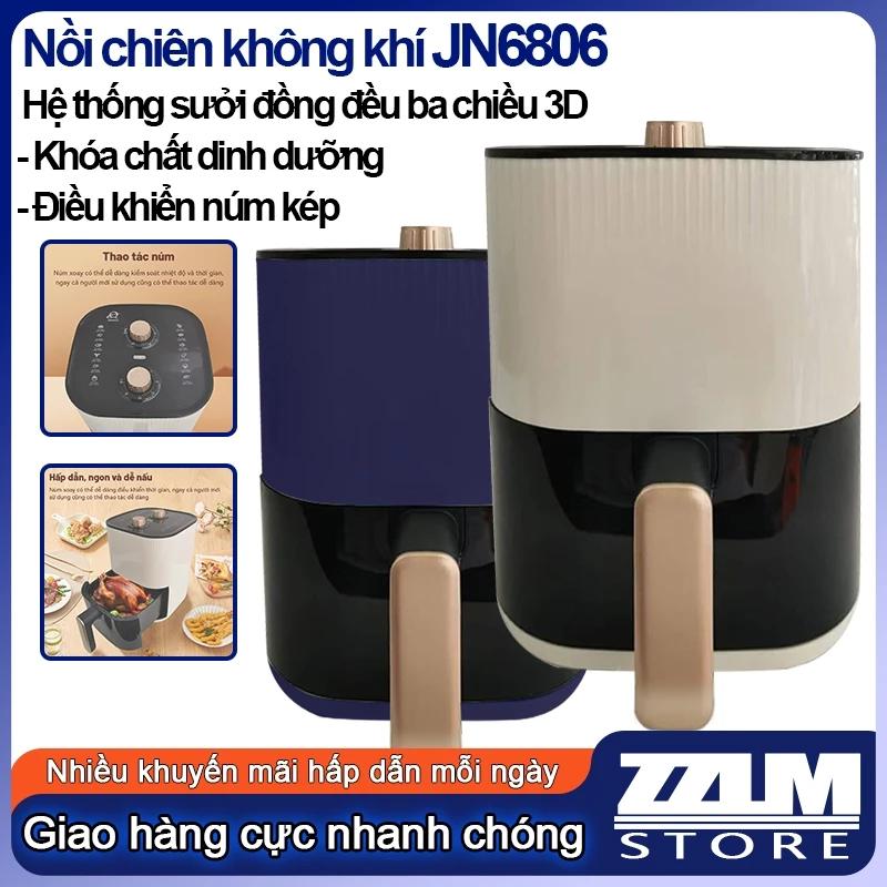Nồi Chiên Không Dầu Điện Tử JN6806 5L, Chiên Gà Vịt Nguyên Con, Chống Dính Siêu Bền