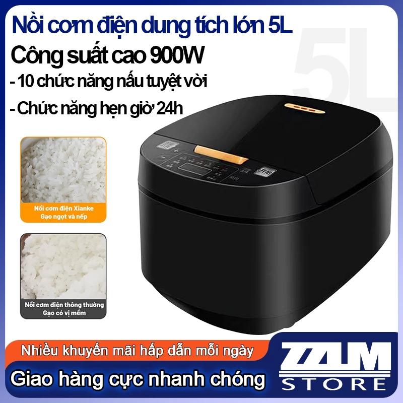 Nồi cơm điện 5L nồi cơm điện đa năng mini đa năng dung tích nồi cơm điện tử nồi cơm điện nhỏ - Bảo hành 1 năm