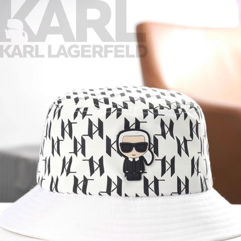 Nón bucket KARL XUẤT XỊN, Mũ bucket vành tròn cụp kaki form unisex nam nữ phong cách thời trang