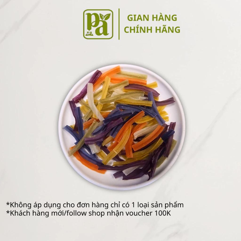 Nui ngũ sắc khô Phú An Healthy Foods 50g dành cho người ăn kiêng, giảm cân, giữ dáng, keto, das eatclean healthy food