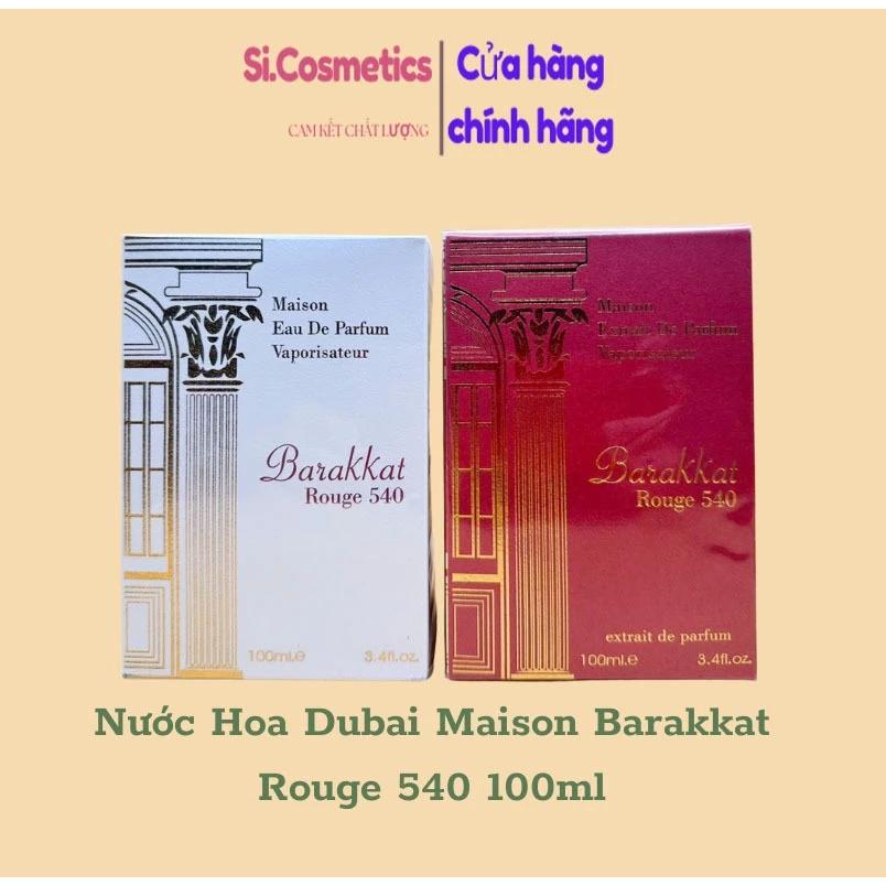 Nước Hoa Dubai Maison Vaporisateur Barakkat Rouge 540 Extrait De Parfum 100ml