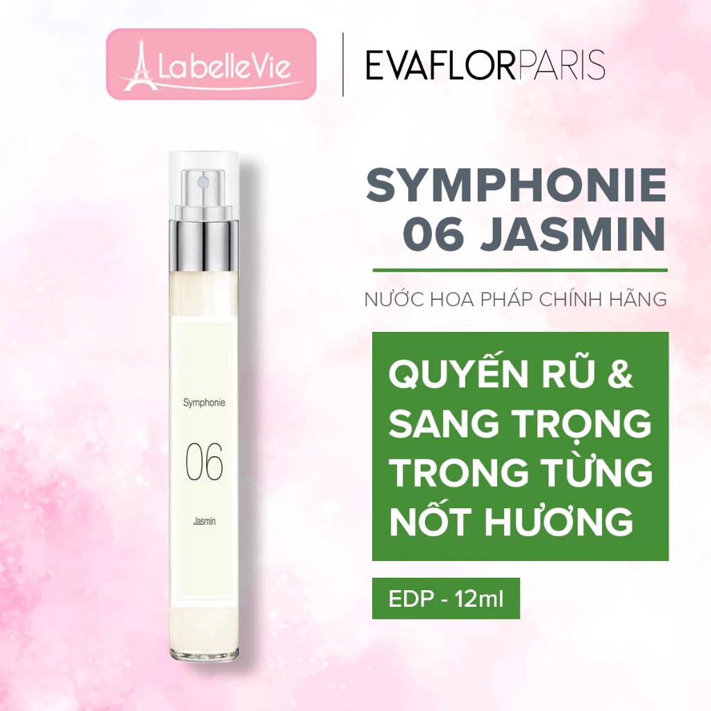 Nước hoa Evaflor Symphonie Jasmin 06 hương thơm trẻ trung và cuốn hút 12ml