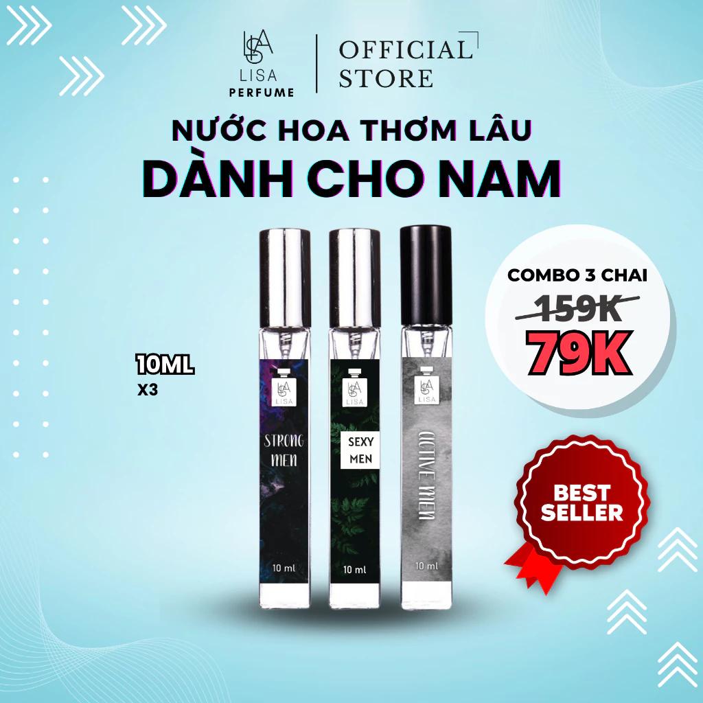 nước hoa nam (best seller) 3 chai nam 79k.lưu hương 6-8h. active -sexy - strong men !