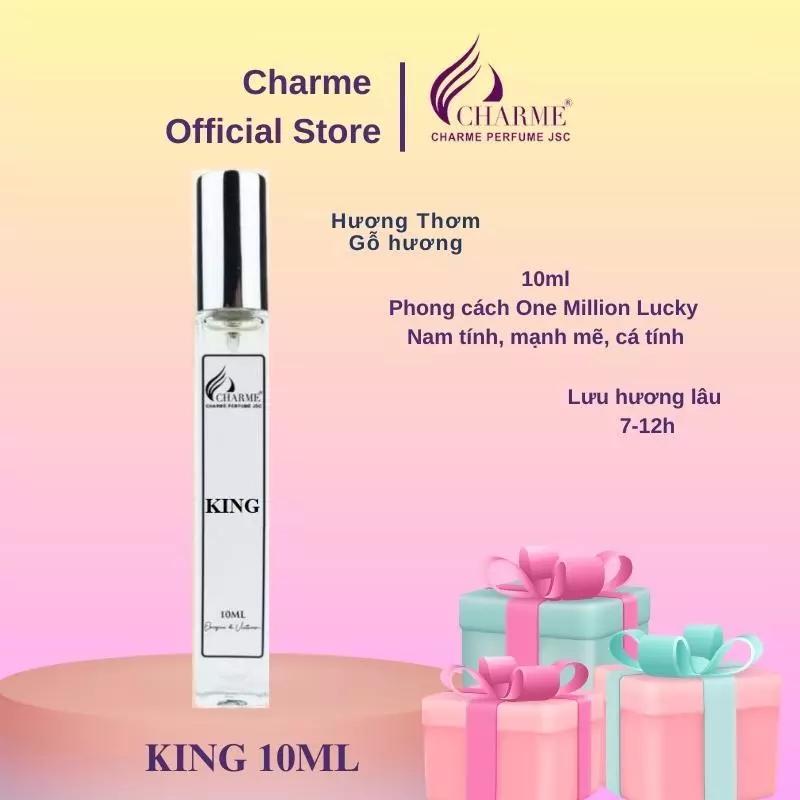 Nước hoa nam Charme King 10ml nam tính mạnh mẽ cá tính ngọt ngào