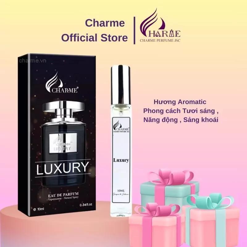 Nước hoa nam Charme Luxury 10ml tươi sáng năng động sảng khoái