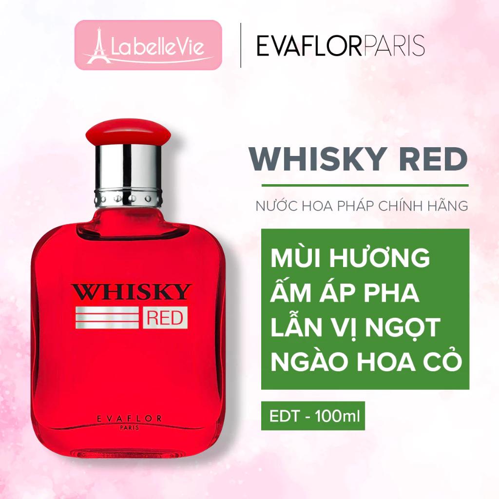 Nước hoa nam Evaflor Whisky Red chính hãng Pháp, mùi hương nam tính quyến rũ 100ml