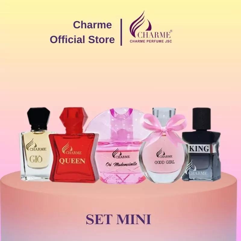 Nước hoa nam nữ Charme Mini 10ml - 5 chai