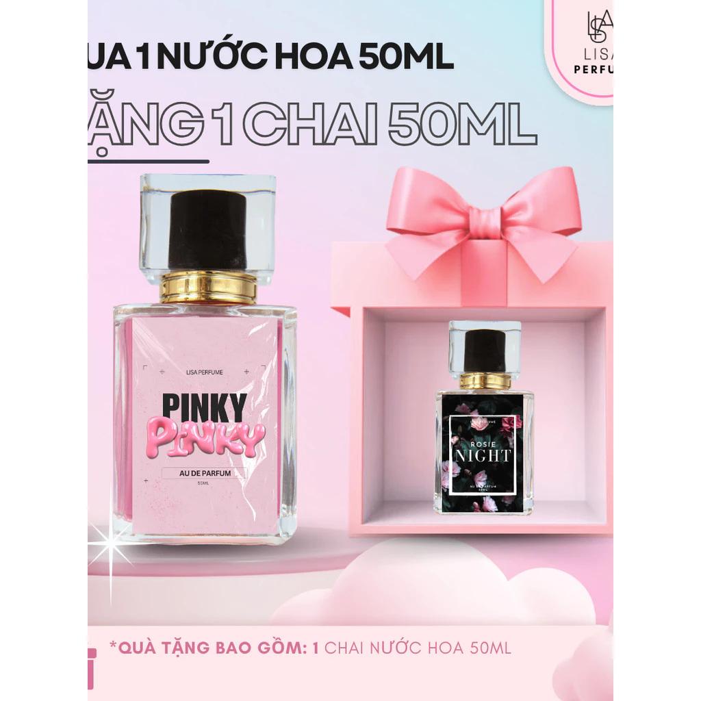 NƯỚC HOA NỮ 50ML LISAPERFUME CHÍNH HÃNG. MUA 1 TẶNG 1 NƯỚC HOA NỮ 50ML THƠM LÂU 6-8H, HƯƠNG THƠM DỊU NHẸ DỄ CHỊU
