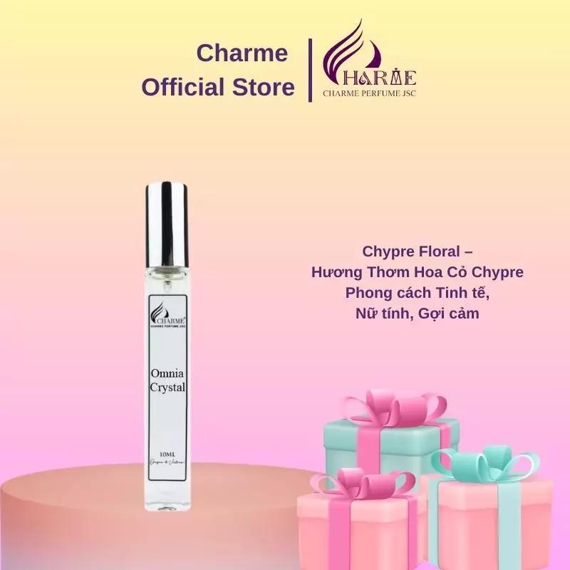 Nước hoa nữ Charme Omnia Crystal 10ml nữ tính gợi cảm tinh tế hướng nội