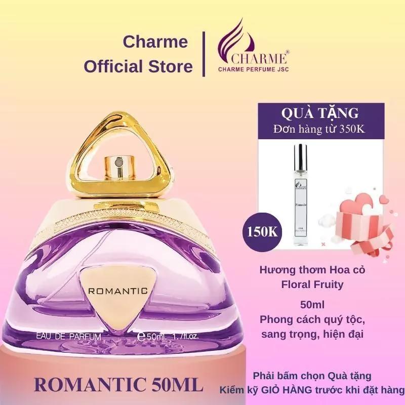 Nước hoa nữ Charme Romantic 50ml quý tộc sang trọng hiện đại