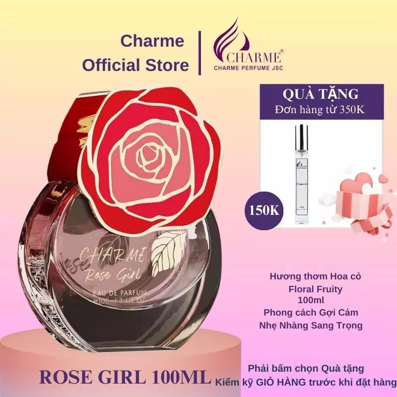 Nước hoa nữ Charme Rose Girl 100ml gợi cảm nhẹ nhàng sang trọng
