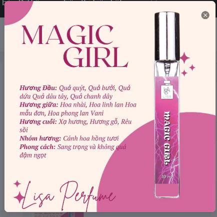 Nước hoa nữ Combo 3 chai Magic Girl - Rose Night - Perfection lưu hương 6-8 giờ