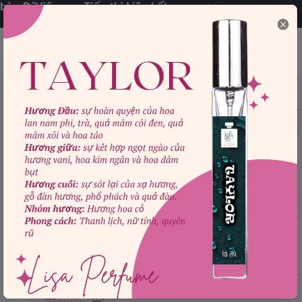 Nước hoa nữ Combo chai 3 Taylor- Magic Queen - Pinky lưu hương 6-8 giờ siêu cá tính