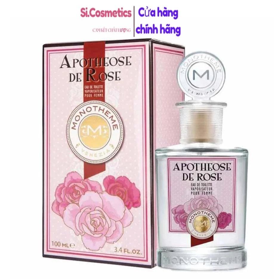 NƯỚC HOA NỮ: Monotheme Apotheose De Rose EDT Pour Femme sp. 100ml.