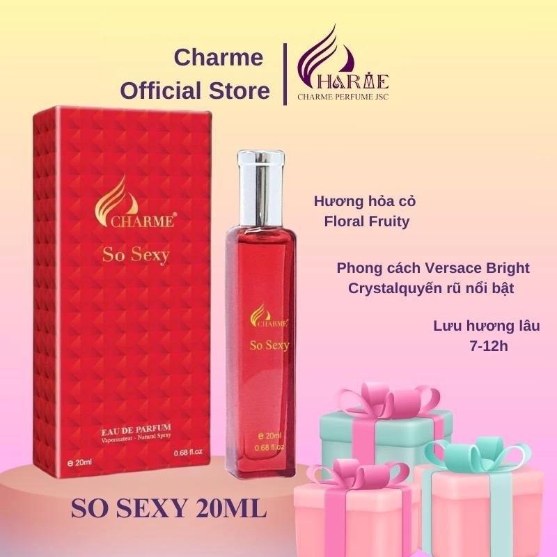 Nước hoa nữ thơm lâu Charme So Sexy quyến rũ nổi bật lôi cuốn 20ml