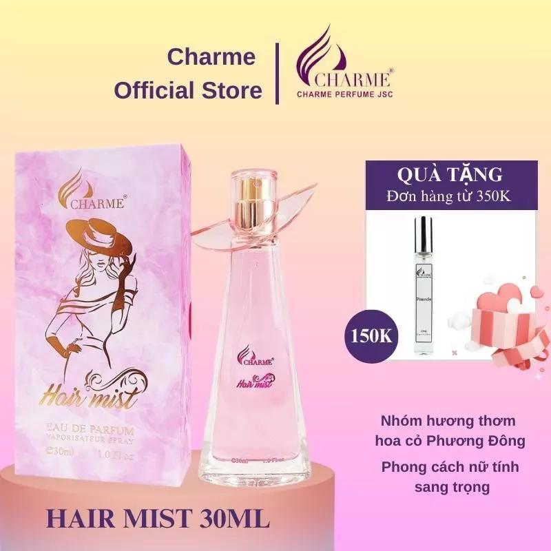 Nước hoa xịt tóc Charme Hair Mist 30ml nữ tính sang trọng tươi mát