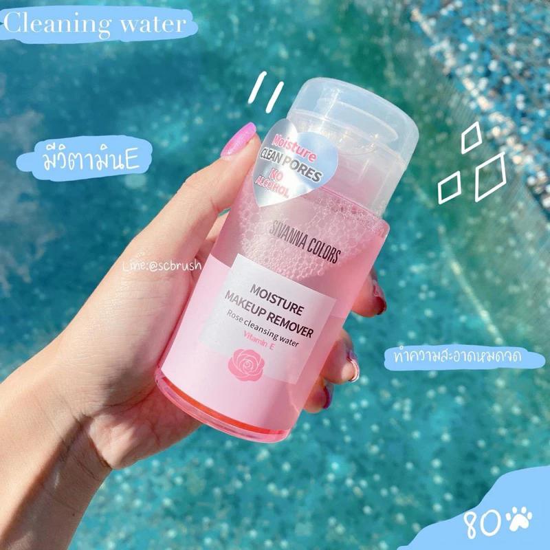 Nước Tẩy trang Sivanna hồng nắp nhấn tiện dụng Thái Lan 180ml