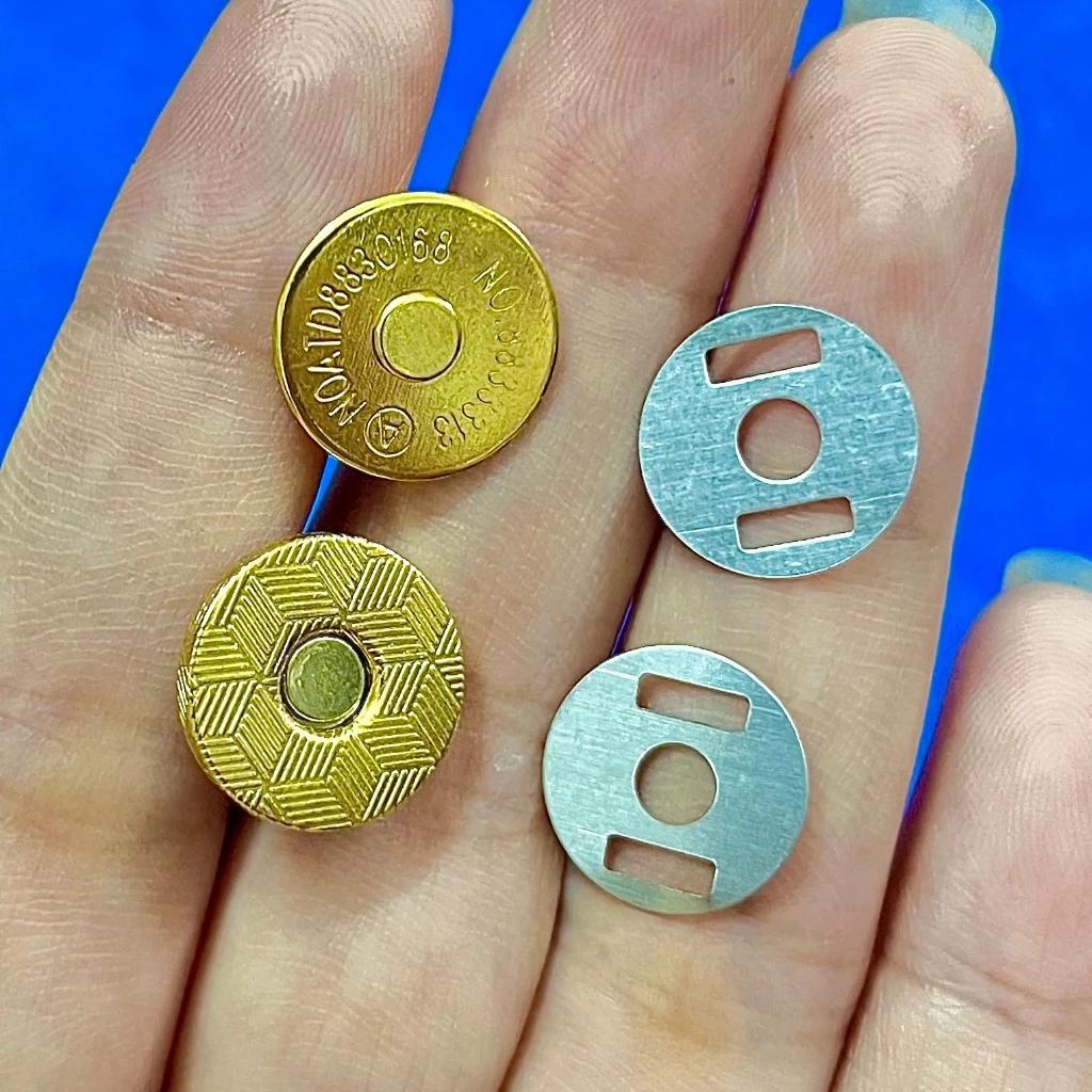 Nút Hít Nam Châm Loại Cao Cấp (bán lẻ 1 cái) Gắn Túi, Đường Kính 1.4cm.Phụ Kiện Handmade Làm Ví, Túi Xách