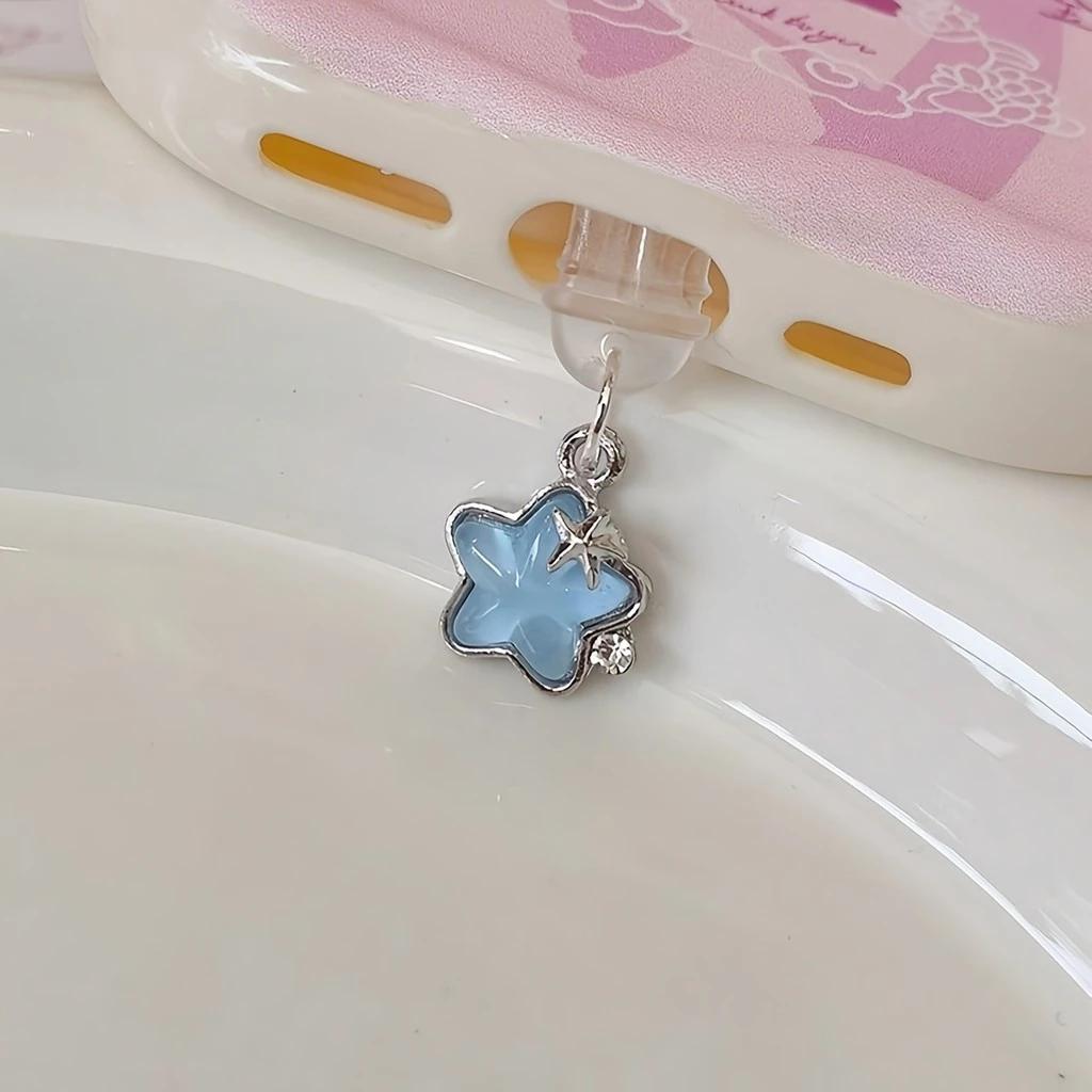 Ổ cắm chống bụi điện thoại di động Diamond Star, thích hợp cho giao diện Type-C