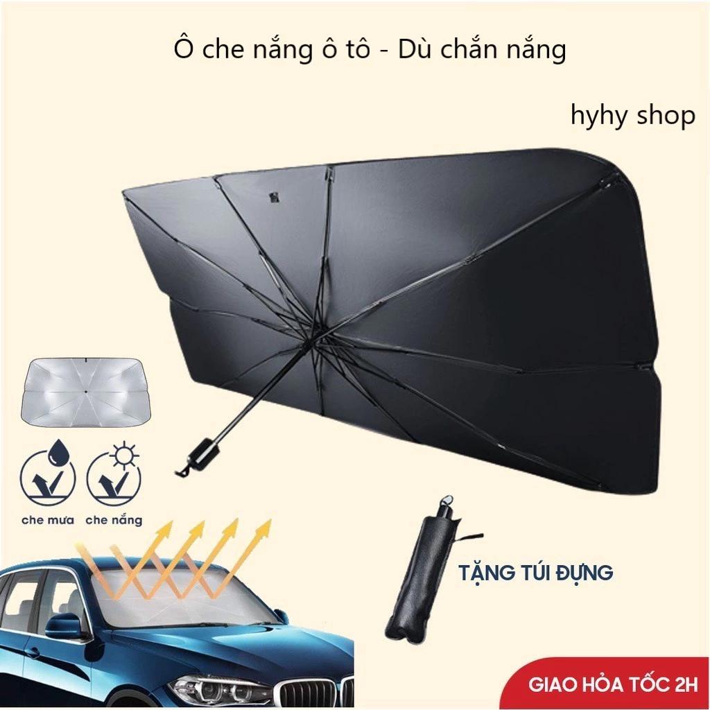 Ô Che Nắng Ô Tô, Dù che Nắng Ô Tô Kính Lái Phủ Bạc Titan Cách Nhiệt Chống Tia Cực Tím Cao Cấp Dành Cho Xe Hơi