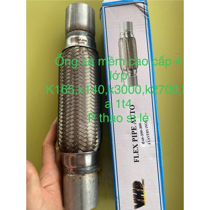 ống xả mềm, ống giảm thanh 4 lớp kia k165,k140, k3000, k2700.. 4 lớp