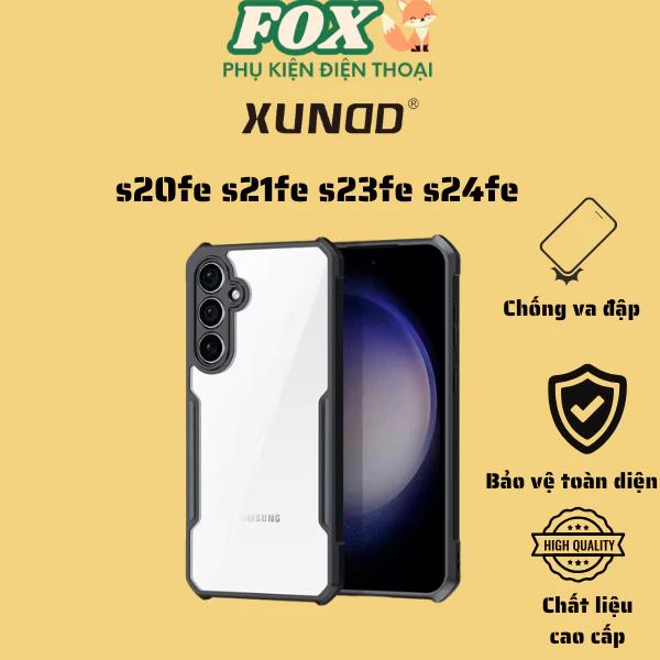 Ốp chống sốc s20fe s21fe s23fe s24fe hiệu Xundd