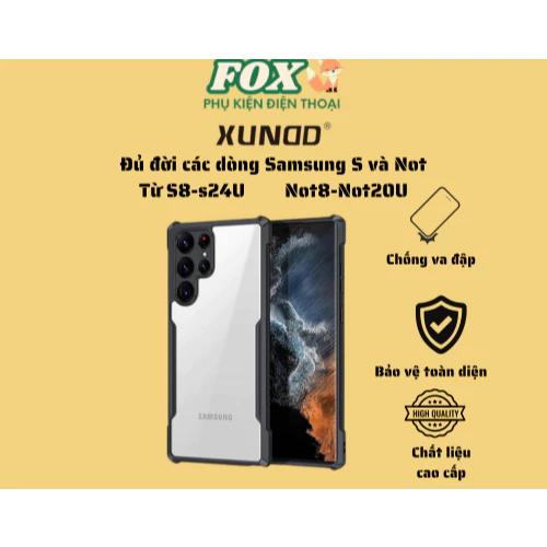 Ốp lưng cho Samsung các đời S22U S23U S24U NOT20U s24fe chống sốc xundd