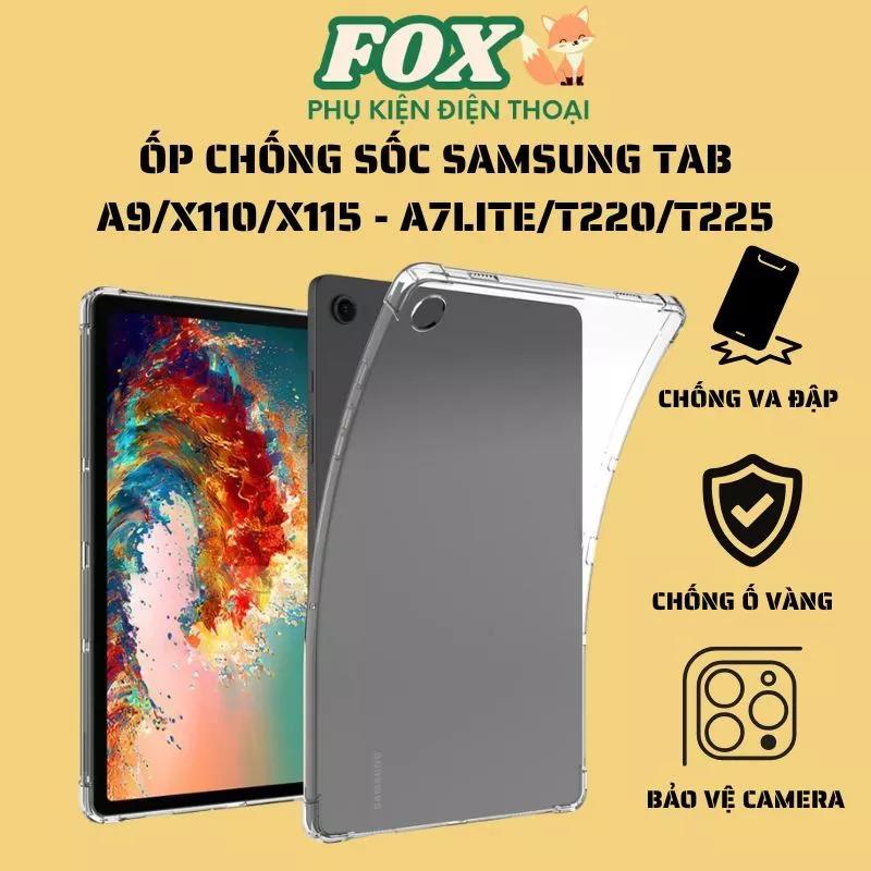 Ốp lưng chống sốc cho Samsung Galaxy Tab A9/X110/X115(2023) - A7lite/T220/T225 chống ố vàng