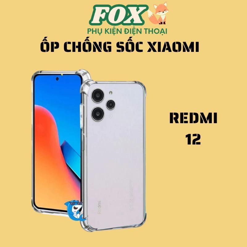Ốp Lưng Dẻo Chống Sốc Bảo Vệ Camera Cho Xiaomi Redmi 12