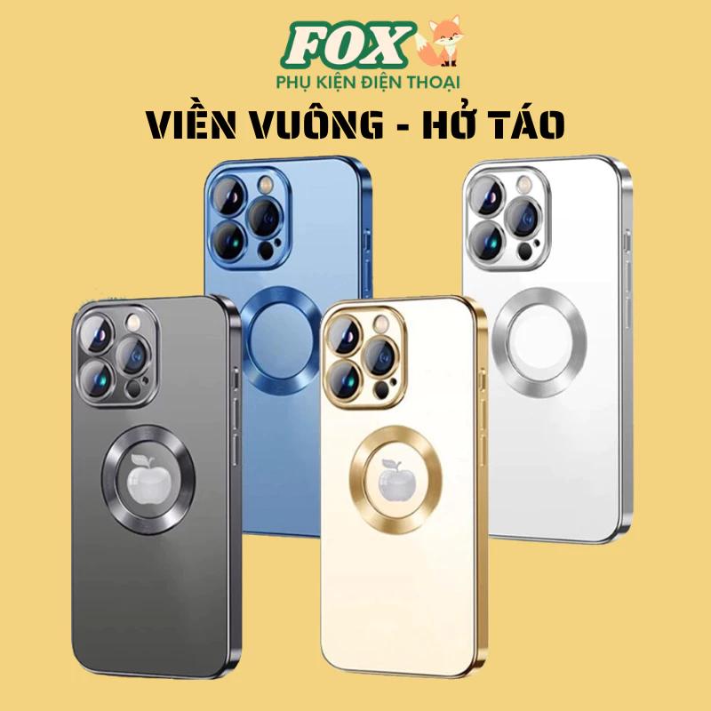 Ốp lưng hở táo IPhone 11 12 13 14 15 16promax/pro/plus x xsm xr 7,8plus lưng trong viền màu bảo vệ camera