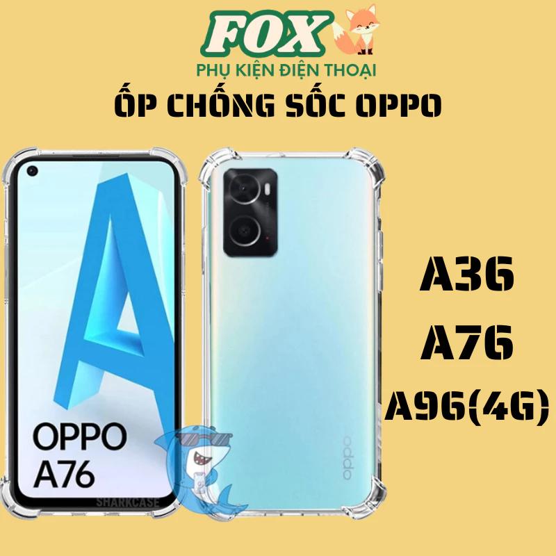 Ốp lưng OPPO A36/A76/A96 (4G) dẻo chống sốc bảo vệ camera