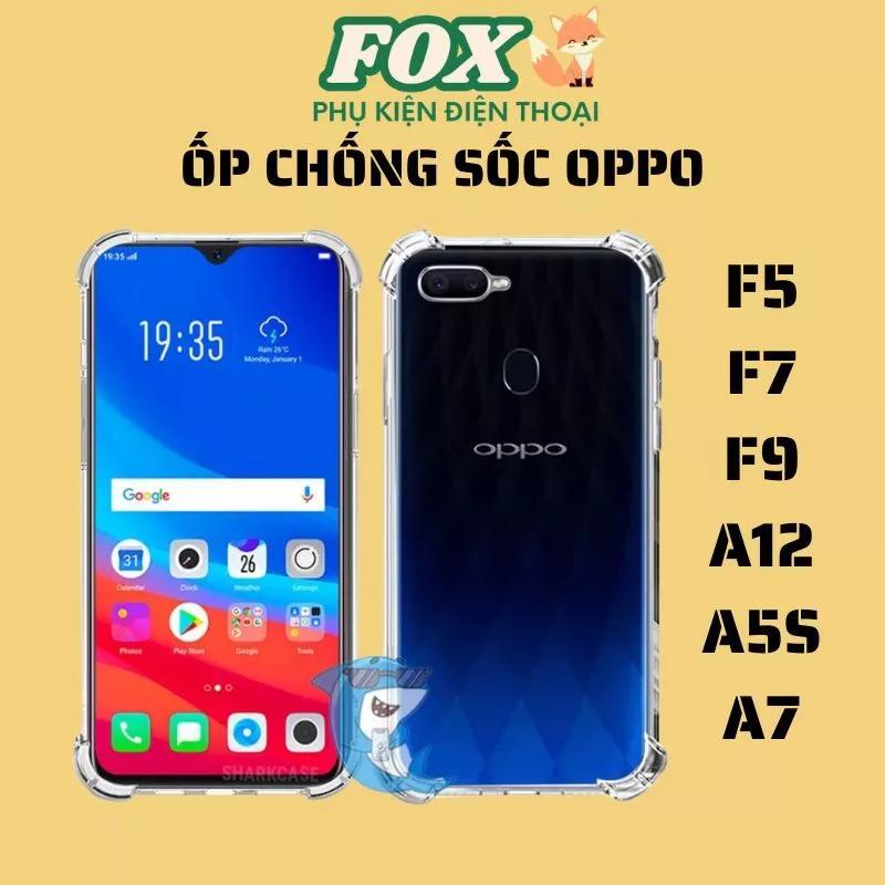 Ốp lưng OPPO F9 F7 F5 A12 A5S A7 dẻo chống sốc bảo vệ camera