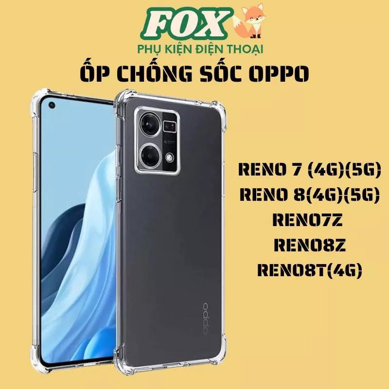 Ốp lưng OPPO Reno series (Reno7, Reno8, Reno8Z, Reno8T 4G chống sốc bảo vệ camera